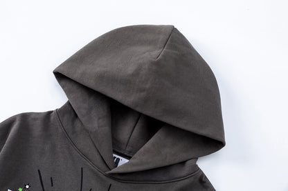 Sudadera con capucha y estampado de ángel Sp5der