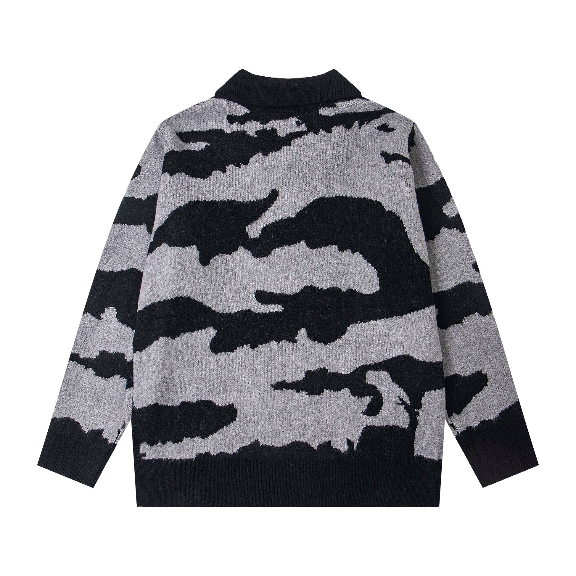Corteiz Mohair Fuzzy Collar Sweater