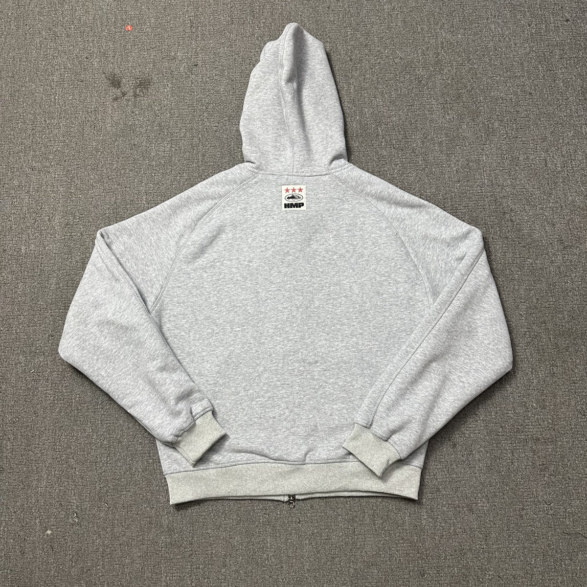 Corteiz HMP Thermal Zip Up Gray Hoodie