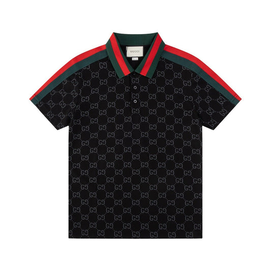 Polo Gucci in Cotone Nero