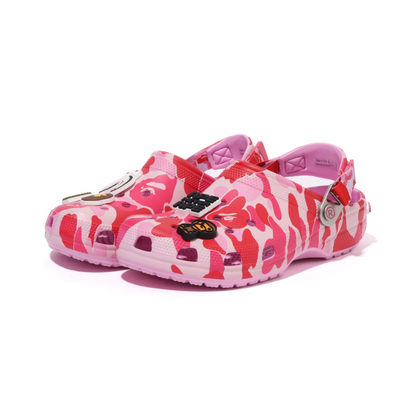 Crocs x BAPE Classic Clog Rosado