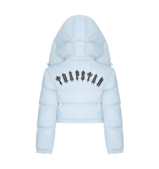 Trapstar Irongate Jacket Detachable Hood Baby Blue
