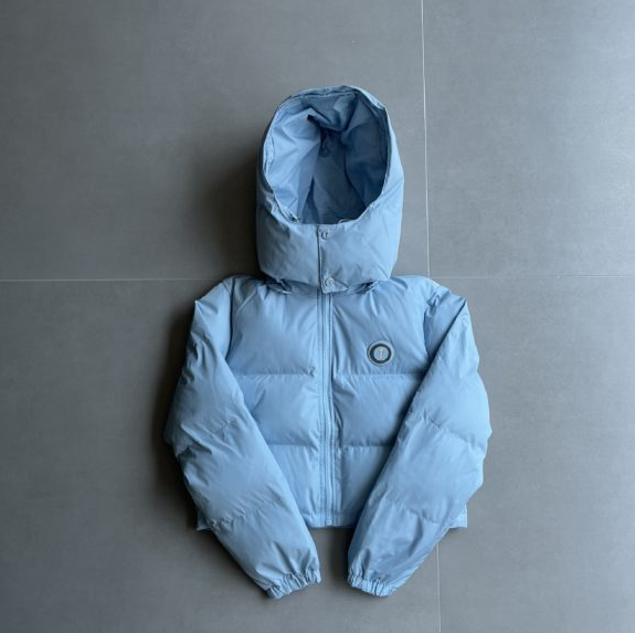 Trapstar Irongate Jacket Detachable Hood Baby Blue
