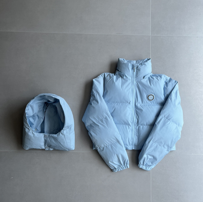 Trapstar Irongate Jacket Detachable Hood Baby Blue