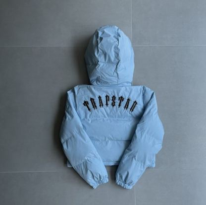 Trapstar Irongate Jacket Detachable Hood Baby Blue