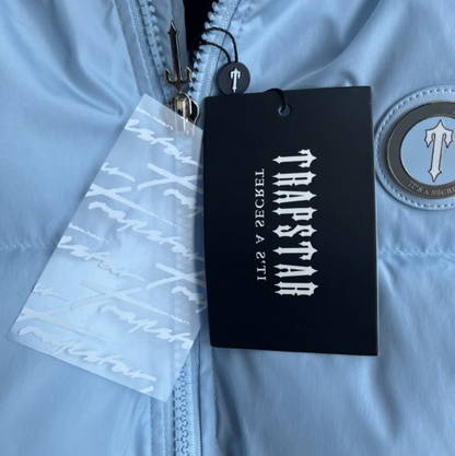 Trapstar Irongate Jacket Detachable Hood Baby Blue