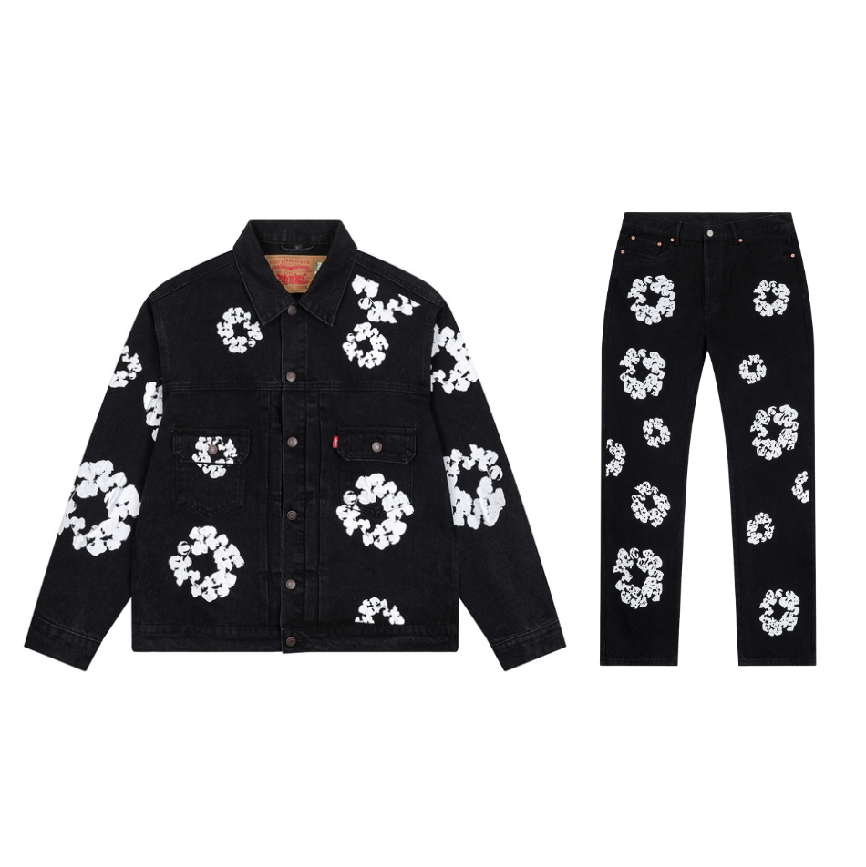 Denim Tears Conjunto de Jeans
