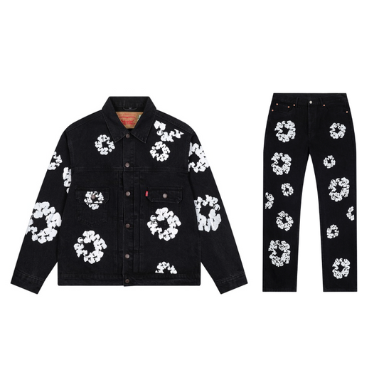 Denim Tears Conjunto de Jeans