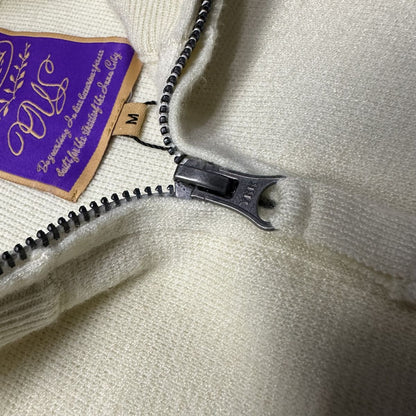 Corteiz Cream Knit Zip Up Fleece