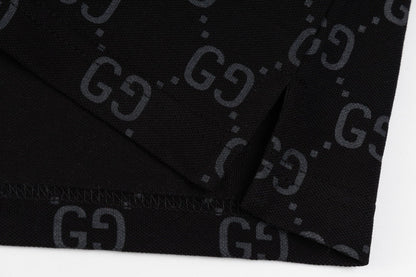 Polo Gucci in Cotone Nero
