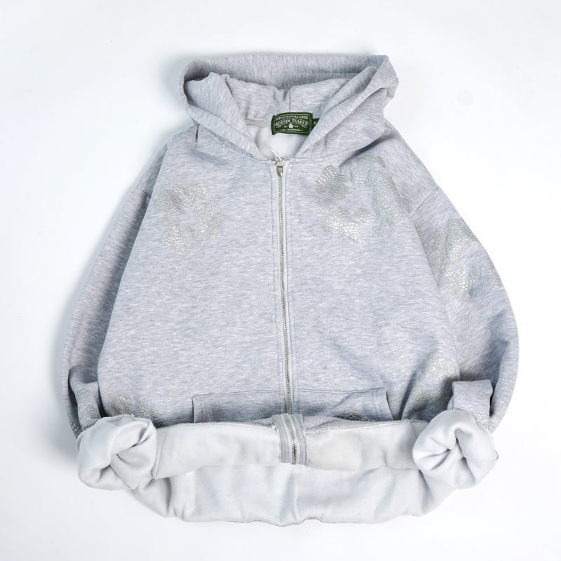 Denim Tears Head Zip-Up Hoodie