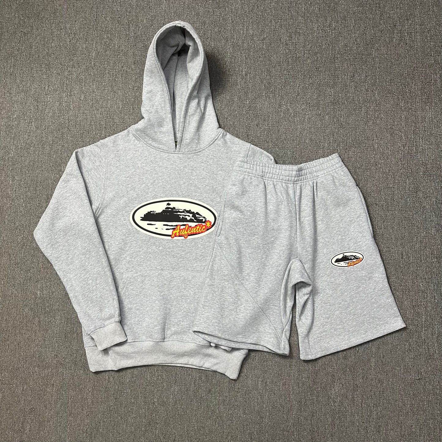 Corteiz Aufentic Hoodie Grey