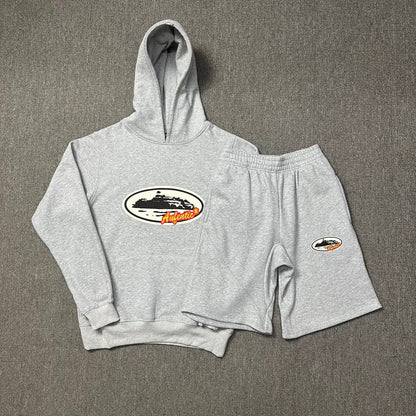 Corteiz Aufentic Hoodie Grey