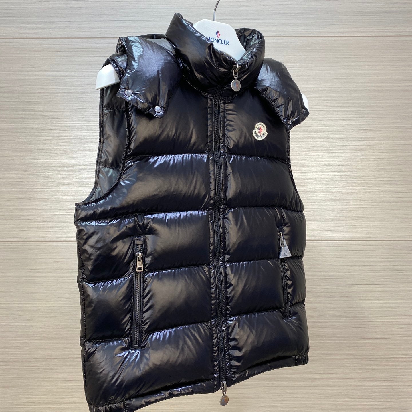 Moncler Shiny Black Puffer