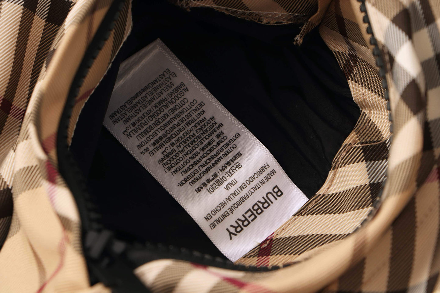Burberry  Check twill jacket