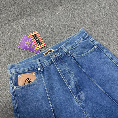 Short Corteiz in Denim Jeans