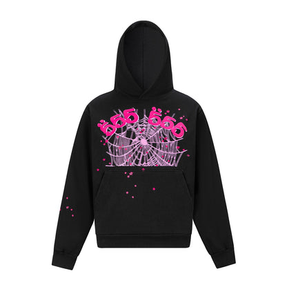 Sudadera con capucha y estampado de ángel Sp5der