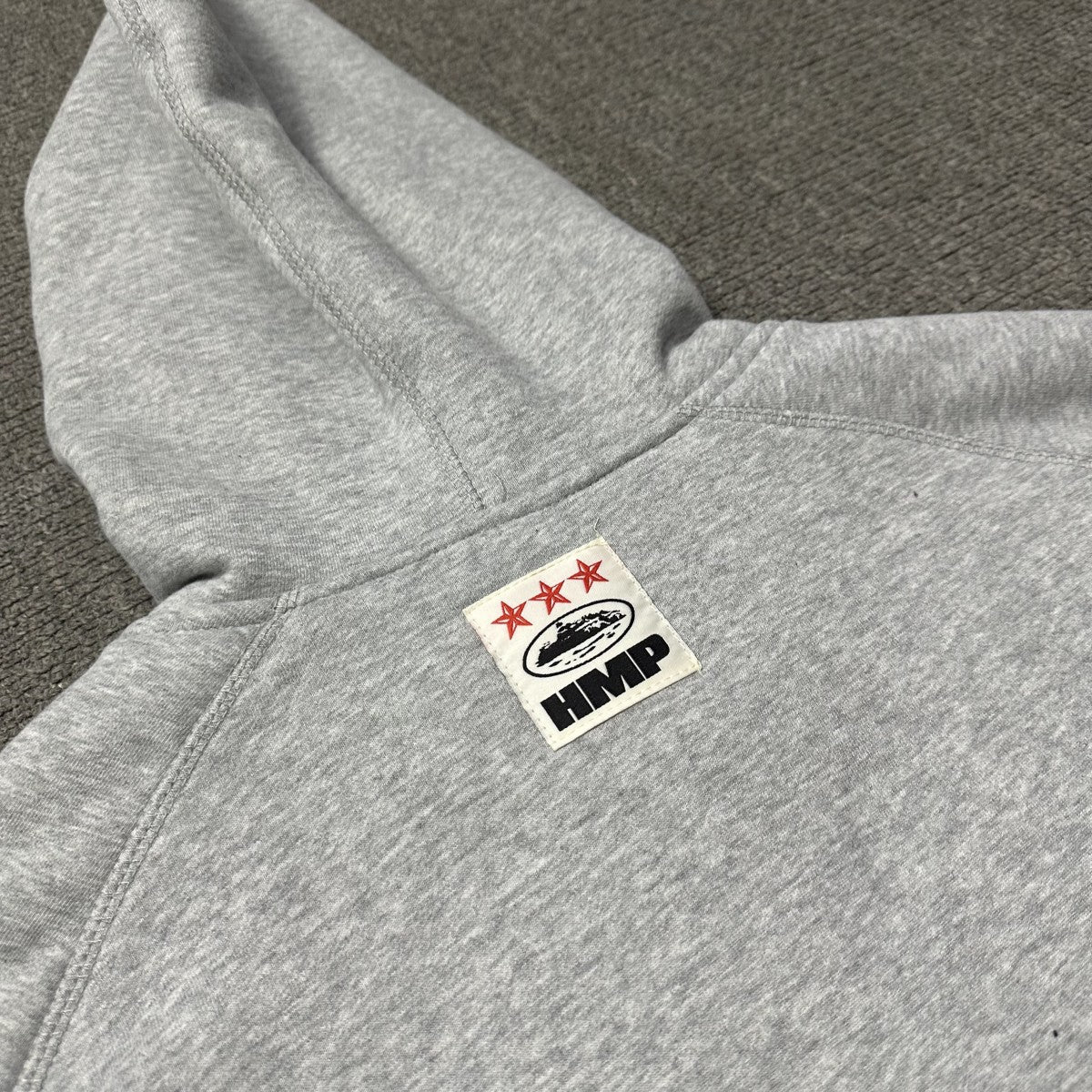 Corteiz HMP Thermal Zip Up Gray Hoodie