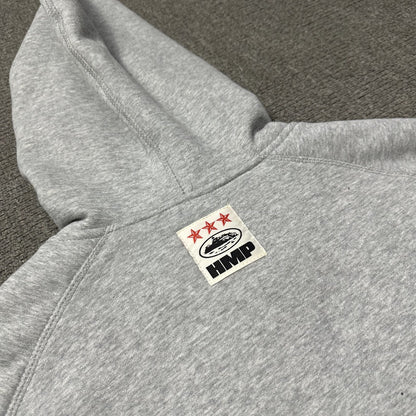 Corteiz HMP Thermal Zip Up Gray Hoodie