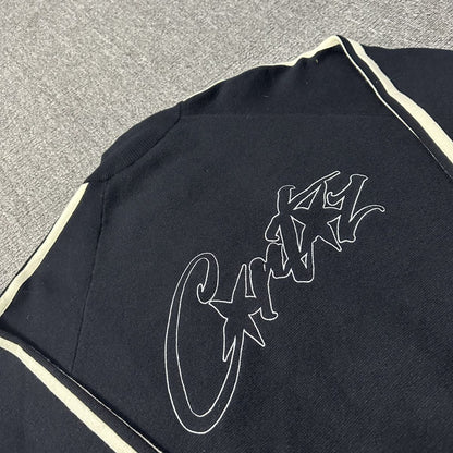 Corteiz Cream Knit Zip Up Fleece