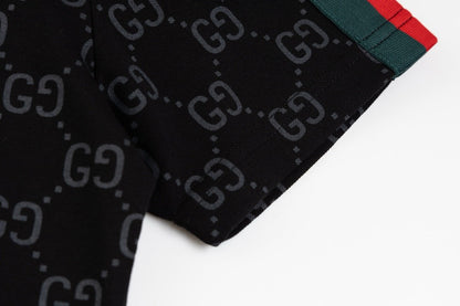 Polo Gucci in Cotone Nero