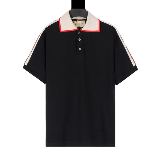 Polo Gucci in Cotone Nero