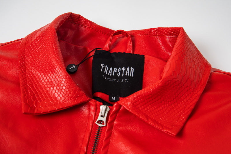 Trapstar x Avirex Leather Jacket