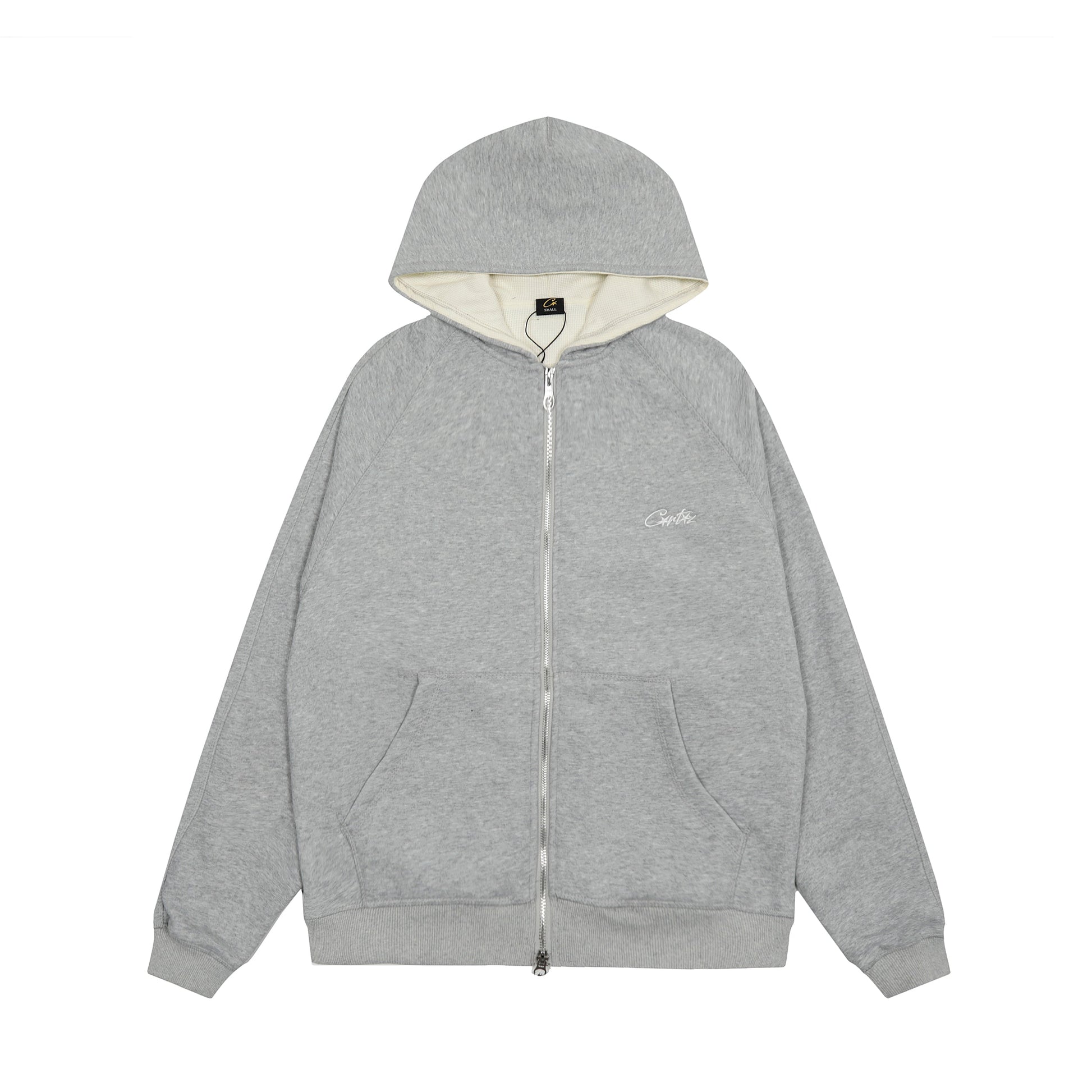 Corteiz HMP Thermal Zip Up Gray Hoodie