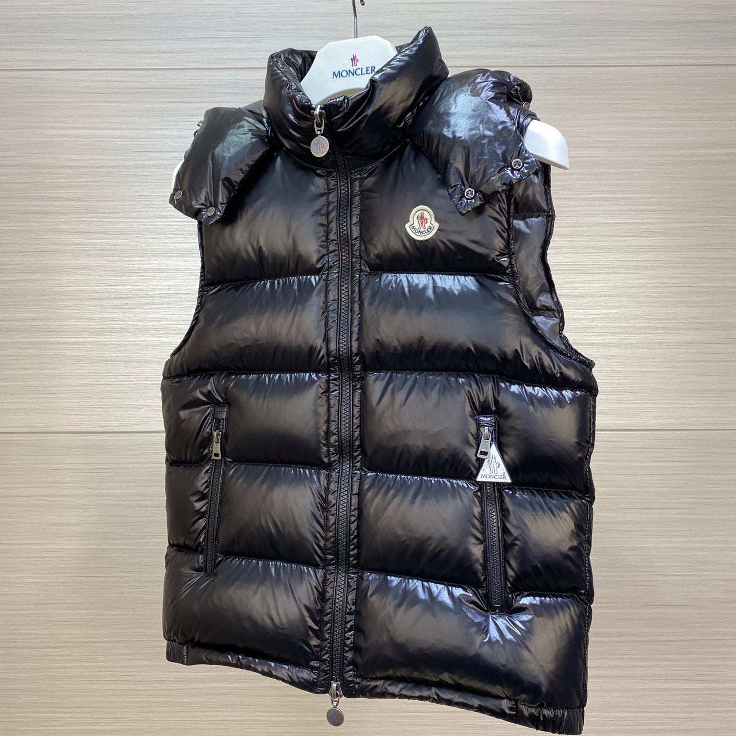 Moncler Shiny Black Puffer