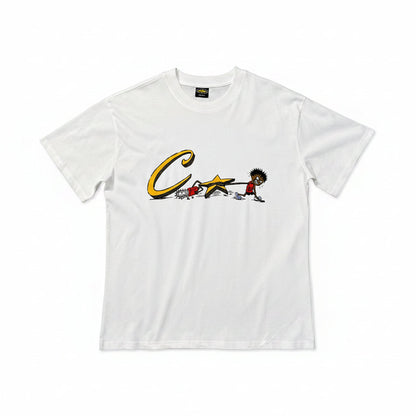 Corteiz Chainsaw Tee White