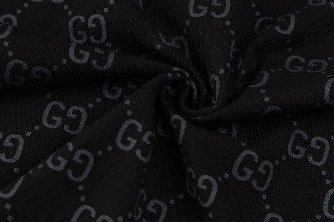 Polo Gucci in Cotone Nero