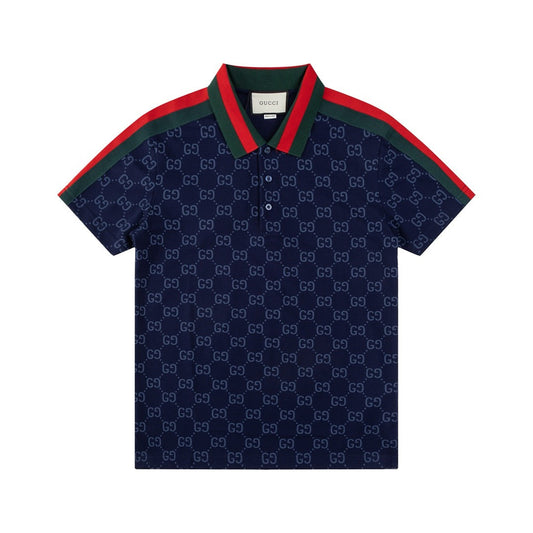 Polo Gucci in Cotone Nero