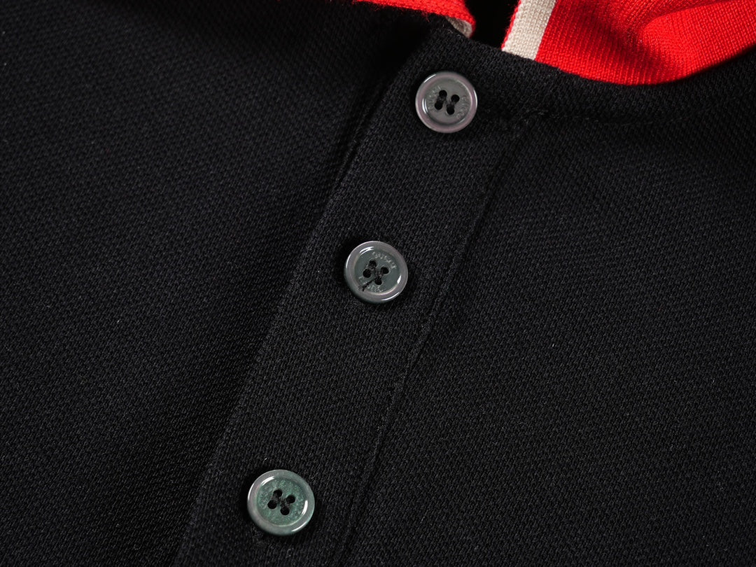 Polo Gucci in Cotone Nero