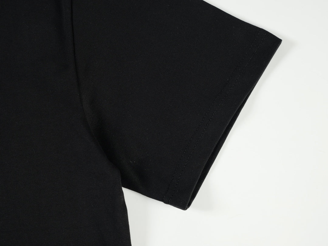 Gucci Cotton jersey T-shirt with embroidery in black