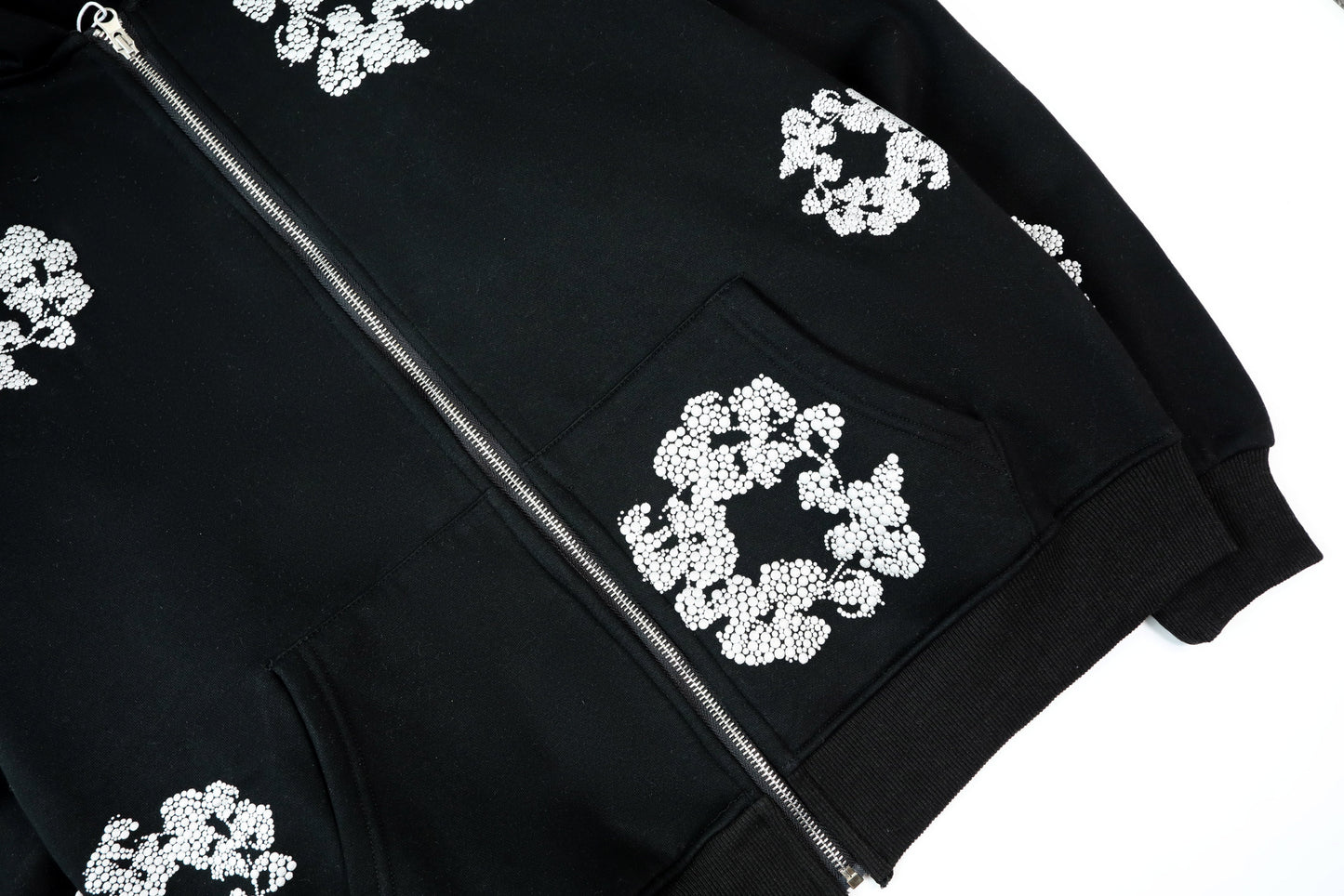 Denim Tears Head Zip-Up Hoodie