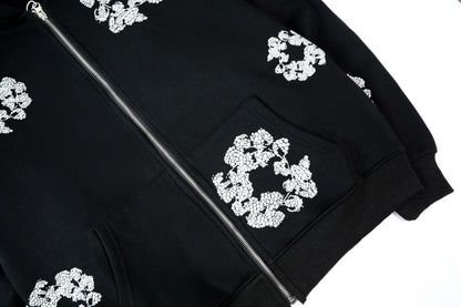 Denim Tears Head Zip-Up Hoodie