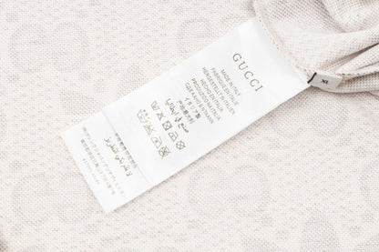 Gucci Trefoil Polo Shirt Beige