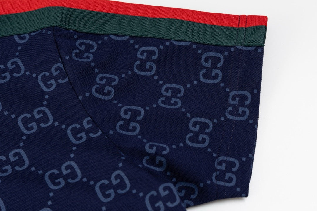 Polo Gucci in Cotone Nero
