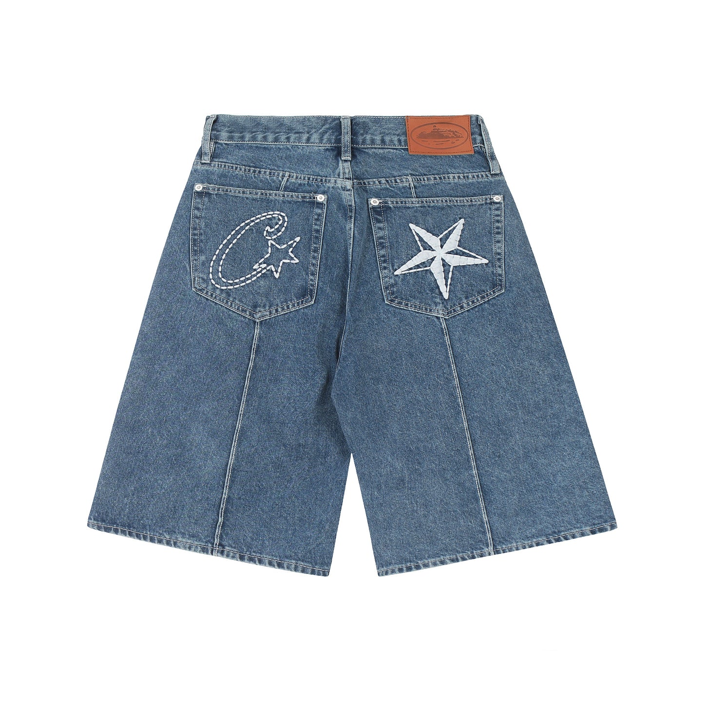Short Corteiz in Denim Jeans