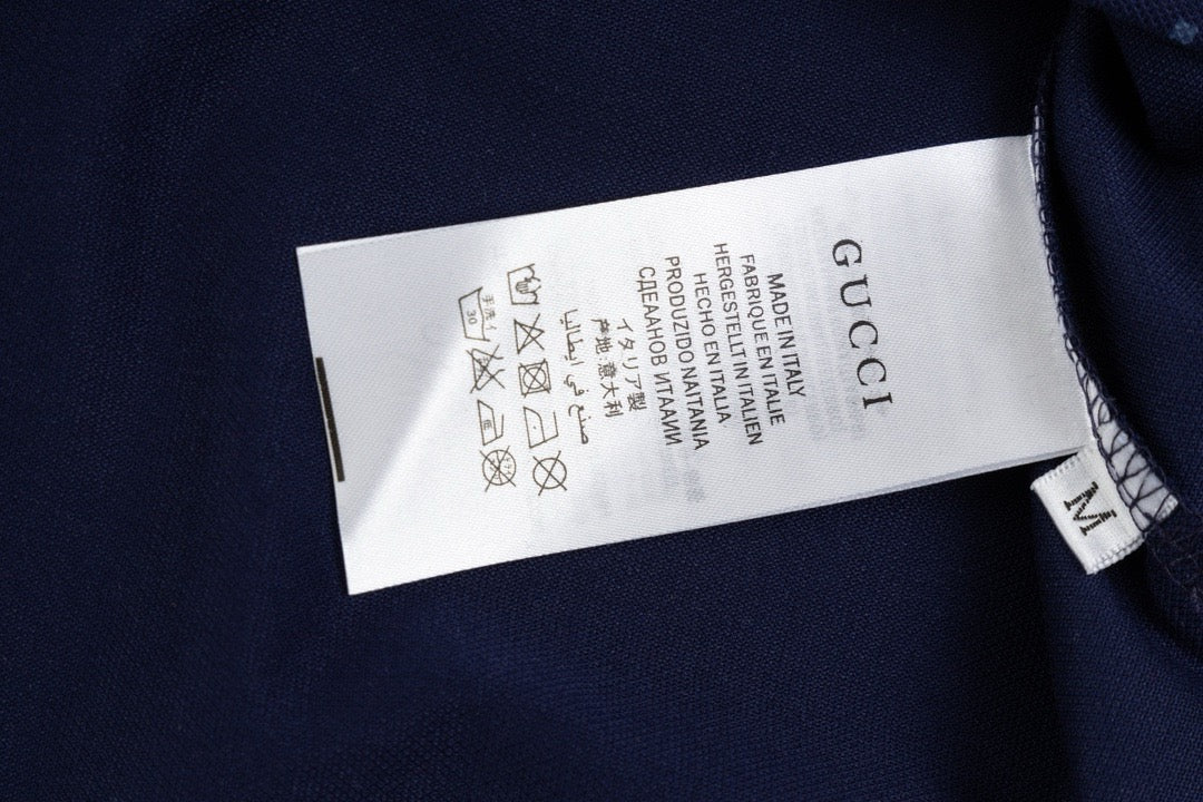 Polo Gucci in Cotone Nero