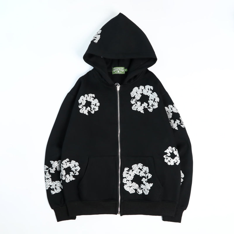 Denim Tears Head Zip-Up Hoodie