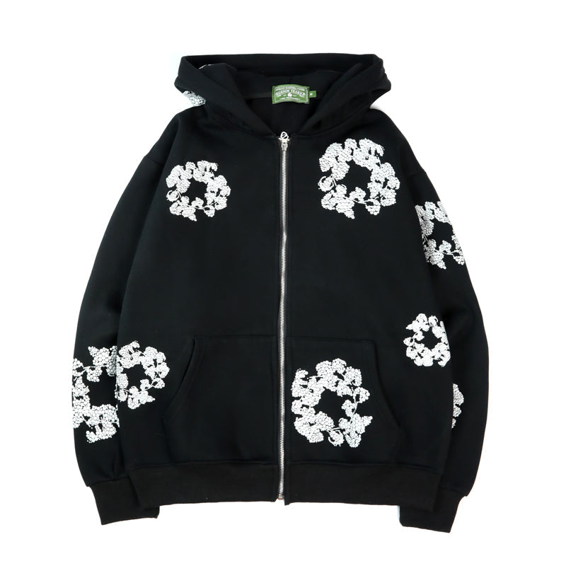Denim Tears Head Zip-Up Hoodie