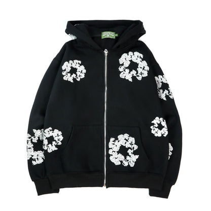Denim Tears Head Zip-Up Hoodie
