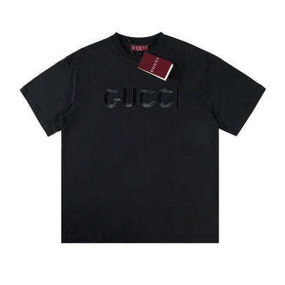Gucci Cotton jersey T-shirt with embroidery in black