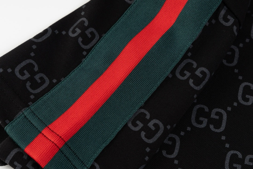 Polo Gucci in Cotone Nero