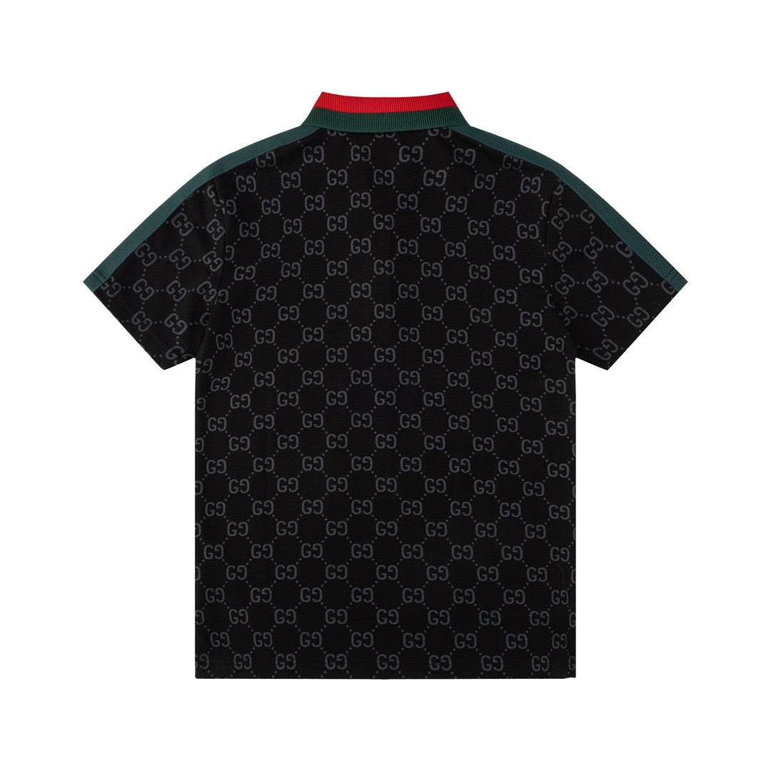 Polo Gucci in Cotone Nero