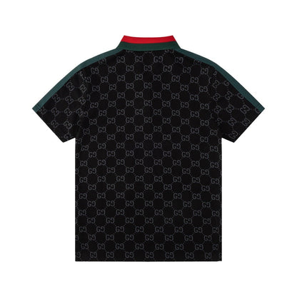 Polo Gucci in Cotone Nero