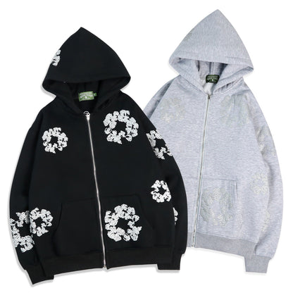Denim Tears Head Zip-Up Hoodie