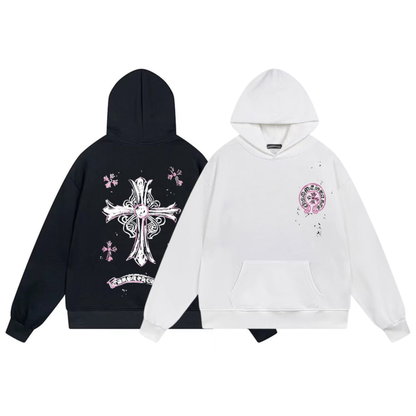 Camisola com capuz Chrome Hearts